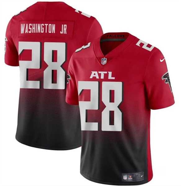 Men & Women & Youth Atlanta Falcons #28 Carlos Washington Jr Red Black Vapor Untouchable Limited Football Stitched Jersey->atlanta falcons->NFL Jersey
